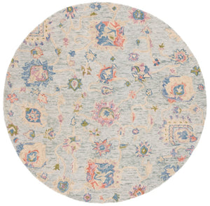 Safavieh Metro 225 Hand Tufted Vintage Rug Blue / Ivory 6' x 9'