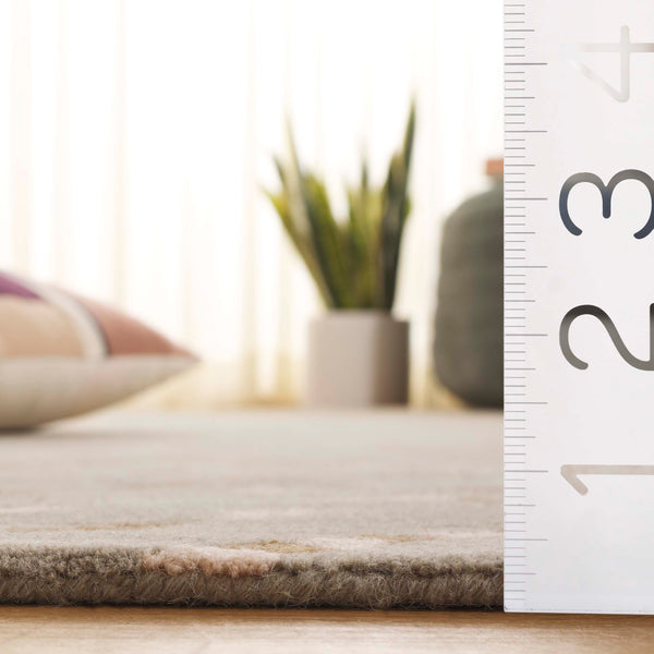 Safavieh Metro Hand-tufted Area Rug In Modern Taupe With Pink Hues - Stylish, Durable, And Artisanal Design Taupe ,Pink Wool And Cotton With Latex Met252e-4