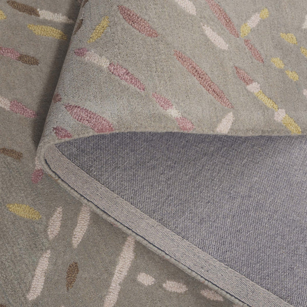 Safavieh Metro Hand-tufted Area Rug In Modern Taupe With Pink Hues - Stylish, Durable, And Artisanal Design Taupe ,Pink Wool And Cotton With Latex Met252e-4