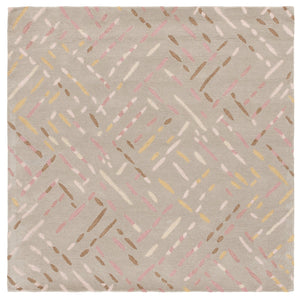 Safavieh Metro Hand-tufted Area Rug In Modern Taupe With Pink Hues - Stylish, Durable, And Artisanal Design Taupe ,Pink Wool And Cotton With Latex Met252e-4