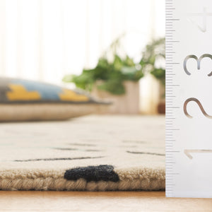 Safavieh Metro Hand-tufted Area Rug In Modern Taupe With Pink Hues - Stylish, Durable, And Artisanal Design Grey ,Blue Wool And Cotton With Latex Met252m-4