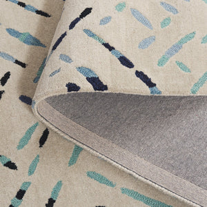 Safavieh Metro Hand-tufted Area Rug In Modern Taupe With Pink Hues - Stylish, Durable, And Artisanal Design Grey ,Blue Wool And Cotton With Latex Met252m-4