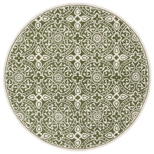 Safavieh Metro Hand-tufted Area Rug - Luxurious Wool Pile With Timeless Design For Elegant Home Décor Green ,Ivory Wool Pile Met256y-4