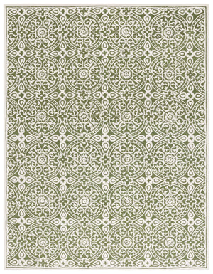 Safavieh Metro Hand-tufted Area Rug - Luxurious Wool Pile With Timeless Design For Elegant Home Décor Green ,Ivory Wool Pile Met256y-4