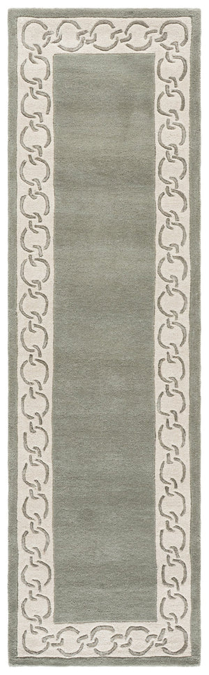 Safavieh Metro Hand-Tufted Grey Ivory Area Rug 8X10 Wool Blend Low Pile Modern Minimalist Luxury Feel 9'-0" x 12'-0" MET290F-9