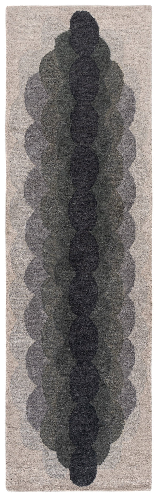 Safavieh Metro Grey Hand-Tufted Wool Rug — Plush 3/8" Pile, Geometric Mid-Century Design, Durable India Craftsmanship 6'-0" x 9'-0" MET301F-6