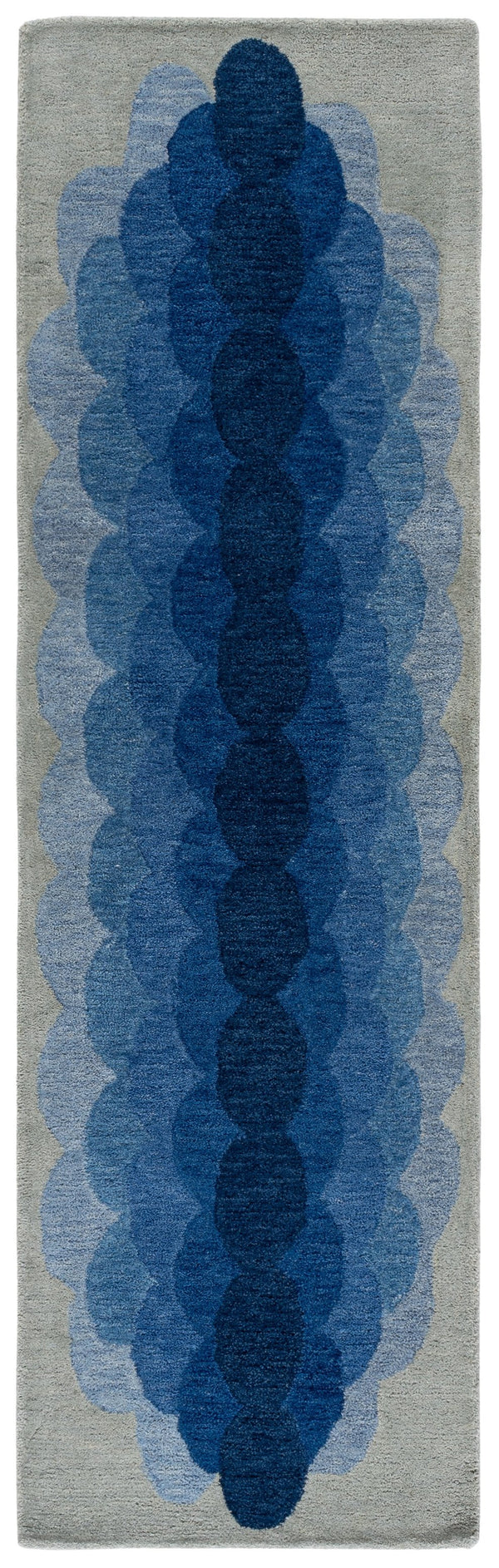 Safavieh Metro Hand-Tufted Navy Blue Wool Rug — Low-Profile Texture, Durable Natural Fibers For Cozy Rooms 4'-0" x 6'-0" MET301N-4