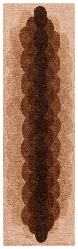 Safavieh Metro Hand-Tufted Brown Area Rug — 90% Wool Low-Profile Plush, Timeless Solid Design For Any Room 9'-0" x 12'-0" MET301T-9
