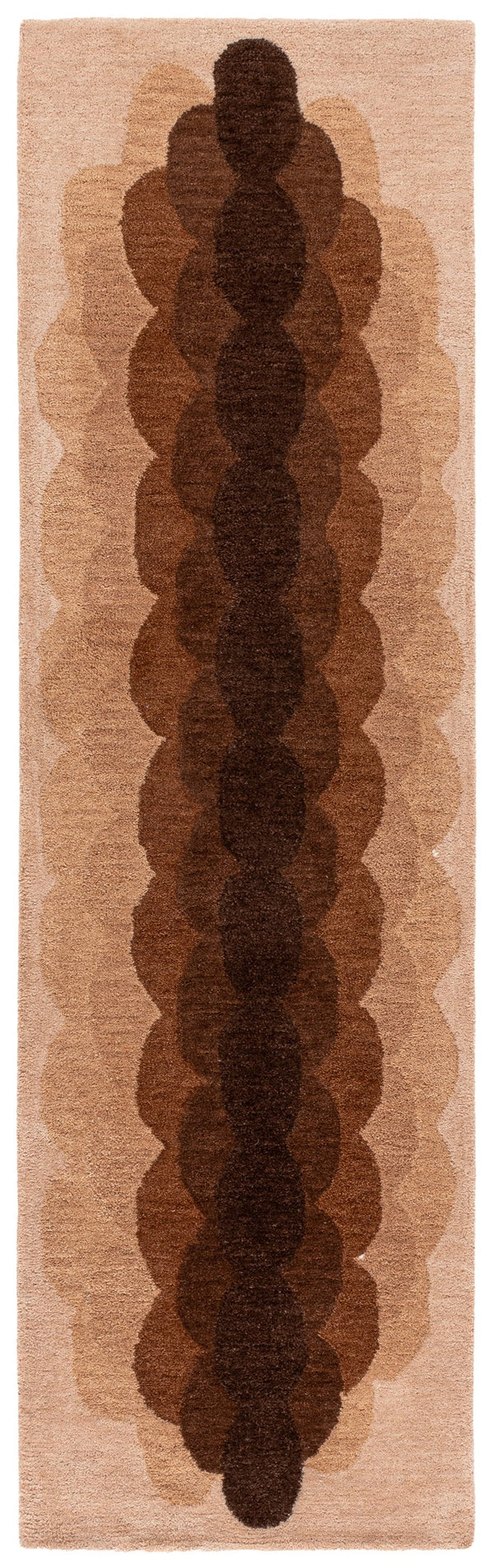 Safavieh Metro Hand-Tufted Brown Area Rug — 90% Wool Low-Profile Plush, Timeless Solid Design For Any Room 9'-0" x 12'-0" MET301T-9