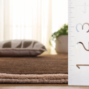 Safavieh Metro Hand-Tufted Brown Area Rug — 90% Wool Low-Profile Plush, Timeless Solid Design For Any Room 9'-0" x 12'-0" MET301T-9