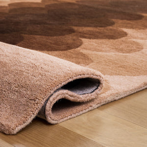 Safavieh Metro Hand-Tufted Brown Area Rug — 90% Wool Low-Profile Plush, Timeless Solid Design For Any Room 9'-0" x 12'-0" MET301T-9