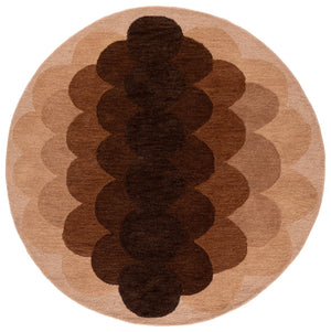 Safavieh Metro Hand-Tufted Brown Area Rug — 90% Wool Low-Profile Plush, Timeless Solid Design For Any Room 9'-0" x 12'-0" MET301T-9