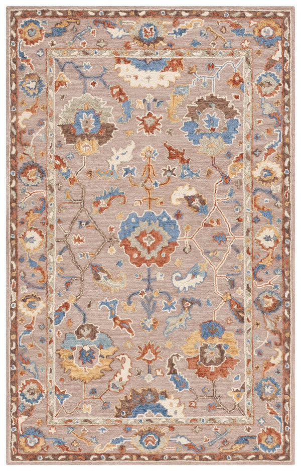 Safavieh Metro 328 Hand Tufted Transitional Rug Beige / Ivory 8' x 10'