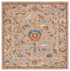Safavieh Metro 328 Hand Tufted Transitional Rug Beige / Ivory 8' x 10'