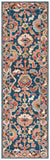 Safavieh Metro 328 Hand Tufted Transitional Rug Navy / Red 8' x 10'
