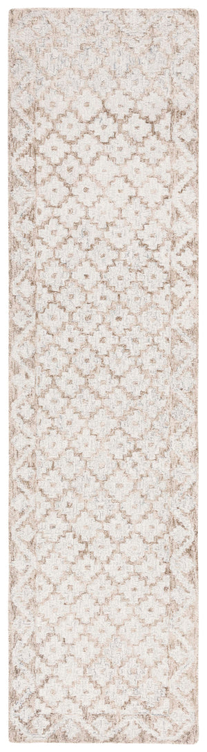 Safavieh Metro Hand-Tufted Beige Sage Area Rug, 80% Wool Low-Profile 0.5" Pile — Artisanal Comfort For Any Room 2'-0" x 3'-0" MET357W-2