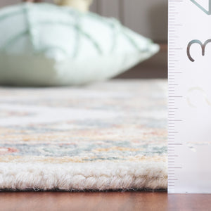 Safavieh Metro Hand-tufted Wool-cotton Rug - Elegant Ivory And Grey Design For Timeless Home Décor Style Ivory ,Grey 80% Wool,20% Cotton Met378a-6sq