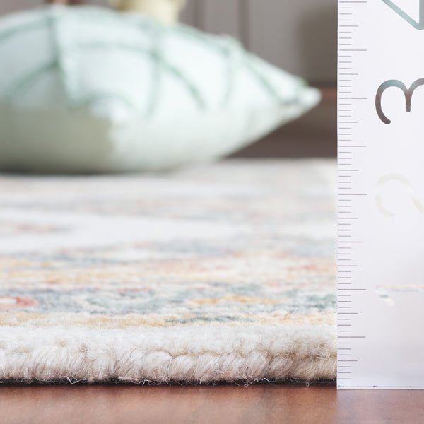 Safavieh Metro Hand-tufted Wool-cotton Rug - Elegant Ivory And Grey Design For Timeless Home Décor Style Ivory ,Grey 80% Wool,20% Cotton Met378a-6sq