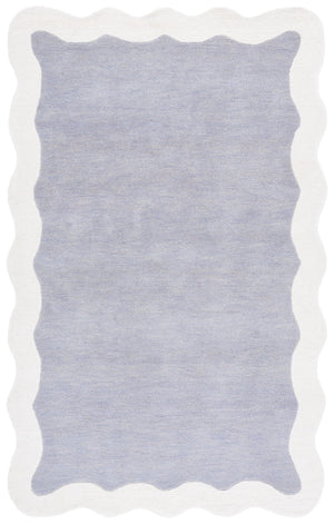 Safavieh Metro Hand-Tufted Wool Area Rug In Grey & Ivory — Durable Plush Texture, Modern Transitional Style 8'-0" x 10'-0" MET435F-8
