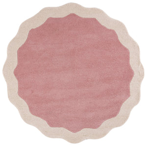 Safavieh Metro Hand-Tufted Wool Runner In Pink Ivory — Low-Profile ½" Pile, Durable Artisanal Hallway Accent 2'-3" x 8'-0" MET435U-28
