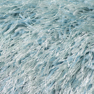 Metro Plush Microfiber Shag Area Rug with Deep Pile Texture for Living Room Comfort