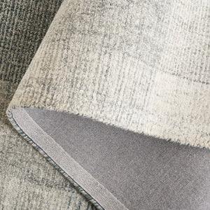 Safavieh Metro Hand-Tufted Wool-Cotton Rug In Grey & Blue Geometric — Low Profile, Durable, Ethically Made 4'-0" x 6'-0" MET461F-4