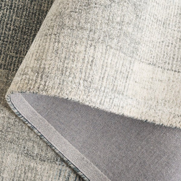 Safavieh Metro Hand-Tufted Wool-Cotton Rug In Grey & Blue Geometric — Low Profile, Durable, Ethically Made 4'-0" x 6'-0" MET461F-4