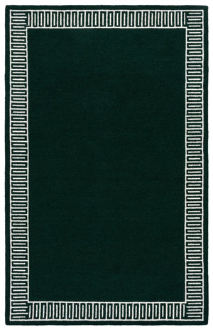 Safavieh Metro Hand‑Tufted Green And Ivory Area Rug — Wool‑Cotton Blend, Low‑Profile Durability & Luxe Texture 9'-0" x 12'-0" MET465Y-9