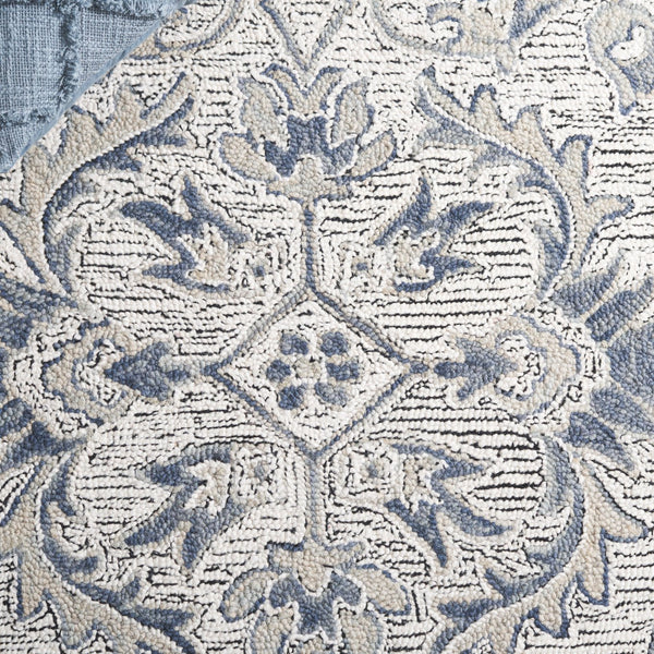 Safavieh Metro 5x8 Hand-tufted Area Rug In Latte Ivory & Soft Grey - Luxurious, Elegant Comfort For Any Room Ivory ,Grey 80% Wool 20% Cotton Met473a-5