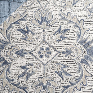 Safavieh Metro Handtufted Area Rug Crafted In India - Luxurious Wool And Cotton Blend For Timeless Elegance Ivory ,Grey 80% Wool 20% Cotton Met473a-8