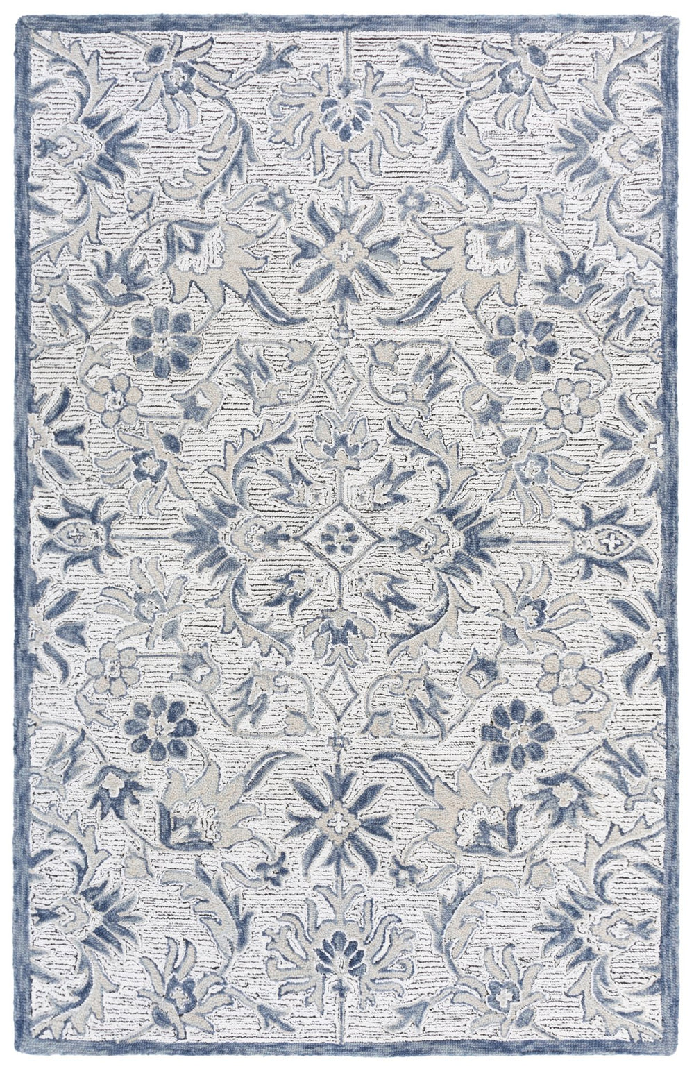 Safavieh Metro 5x8 Hand-tufted Area Rug In Latte Ivory & Soft Grey - Luxurious, Elegant Comfort For Any Room Ivory ,Grey 80% Wool 20% Cotton Met473a-5