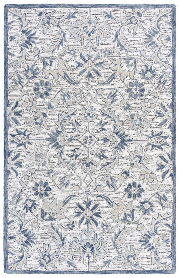 Safavieh Metro 5x8 Hand-tufted Area Rug In Latte Ivory & Soft Grey - Luxurious, Elegant Comfort For Any Room Ivory ,Grey 80% Wool 20% Cotton Met473a-5