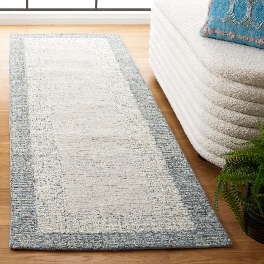 Safavieh Metro Hand-tufted Area Rug - Luxurious Wool & Cotton Blend For Elegant Living Spaces And Durability Ivory ,Grey Wool And Cotton With Latex Met476f-24