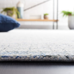 Safavieh Metro Hand-tufted Area Rug - Luxurious Wool & Cotton Blend For Elegant Living Spaces And Durability Ivory ,Grey Wool And Cotton With Latex Met476f-24