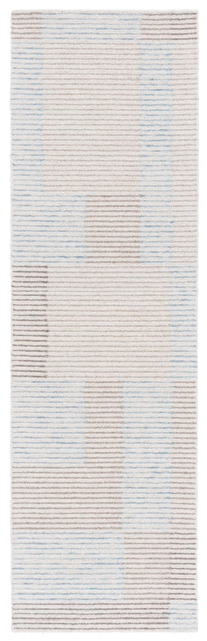 Safavieh Metro Hand-tufted Wool Pile Runner Rug - Modern Abstract Design For Elegant Home Décor Upgrade Ivory ,Light Blue Wool Pile Met481a-28