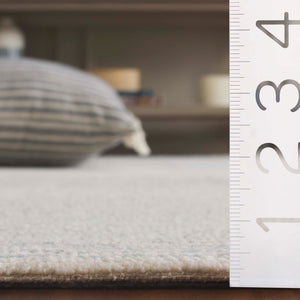 Safavieh Metro Hand-tufted Wool Pile Runner Rug - Modern Abstract Design For Elegant Home Décor Upgrade Ivory ,Light Blue Wool Pile Met481a-5