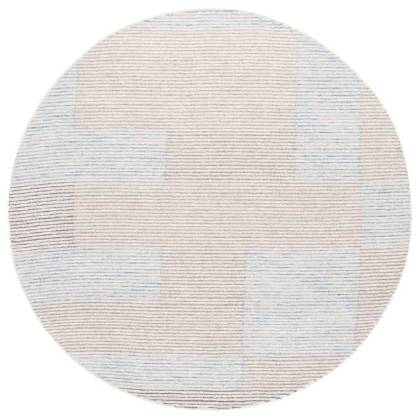 Safavieh Metro Hand-tufted Wool Pile Runner Rug - Modern Abstract Design For Elegant Home Décor Upgrade Ivory ,Light Blue Wool Pile Met481a-6r
