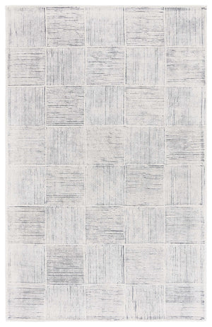 Safavieh Metro Hand-tufted Wool Runner Rug - Modern Design With Grid Pattern For Elegant Hallway Décor Ivory ,Charcoal Wool Pile Met482h-5