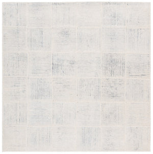 Safavieh Metro Area Rug - Hand-tufted Wool Luxury With Geometric Design For Modern Home Elegance And Comfort Ivory ,Charcoal Wool Pile Met482h-8