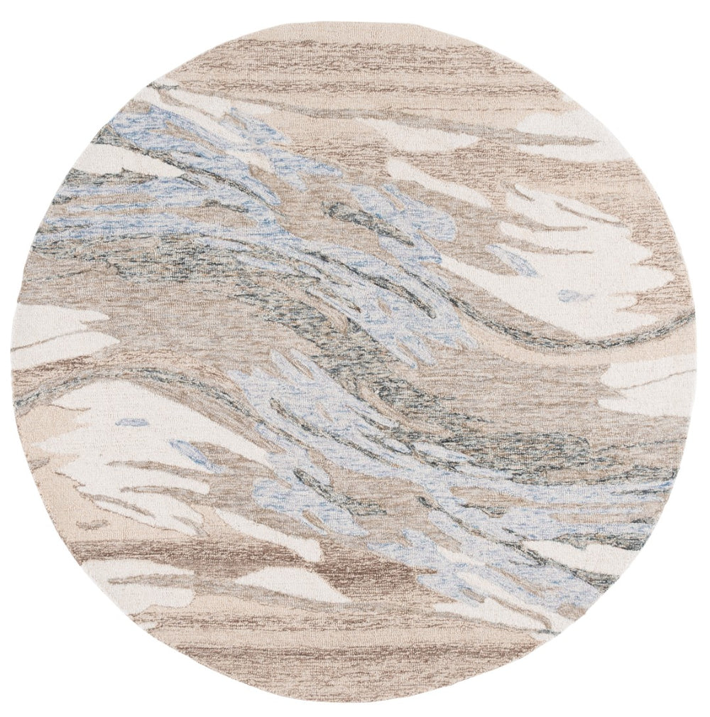 Safavieh Metro Modern Hand-tufted Area Rug - Elegant Softness For Cozy Living Spaces And Stylish Decor Ivory ,Beige Wool Pile Met483b-3