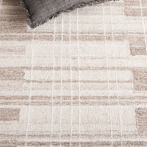 Safavieh Metro Hand-tufted Area Rug: Luxurious Comfort And Timeless Style For Your Living Space Decor Beige ,Ivory 80% Polyester,20% Cotton Met501b-5