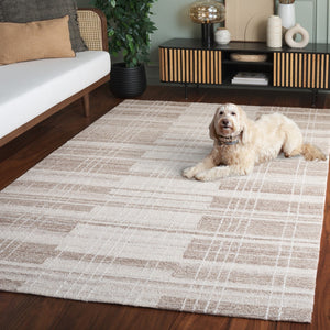 Safavieh Metro Hand-tufted Area Rug - Elegant Craftsmanship And Luxurious Comfort For Any Space Beige ,Ivory 80% Polyester,20% Cotton Met501b-6