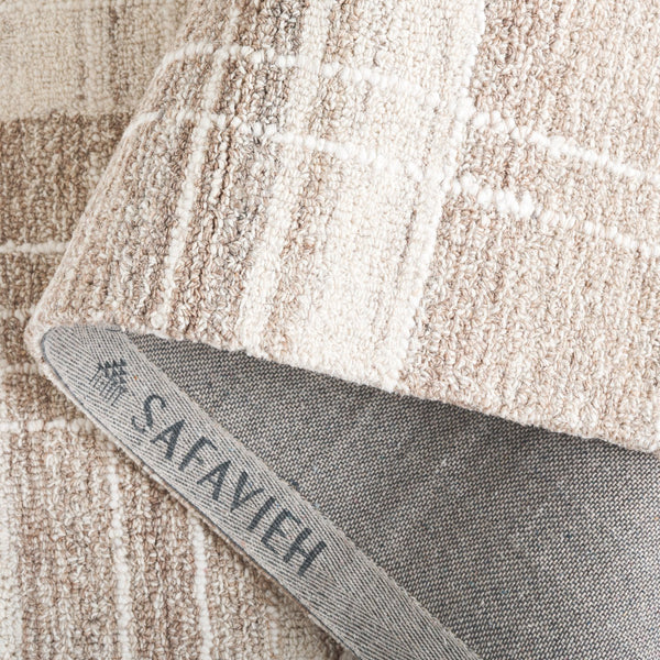 Safavieh Metro Hand-tufted Area Rug: Luxurious Comfort And Timeless Style For Your Living Space Decor Beige ,Ivory 80% Polyester,20% Cotton Met501b-5