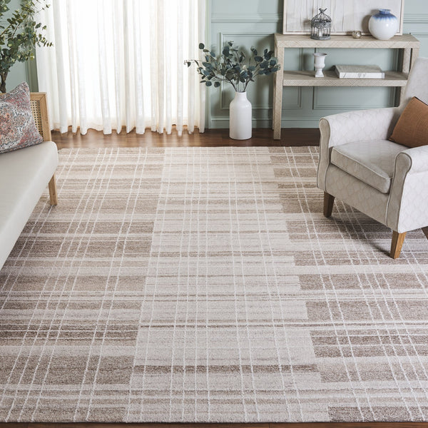 Safavieh Metro Hand-tufted Area Rug: Luxurious Comfort And Timeless Style For Your Living Space Decor Beige ,Ivory 80% Polyester,20% Cotton Met501b-8