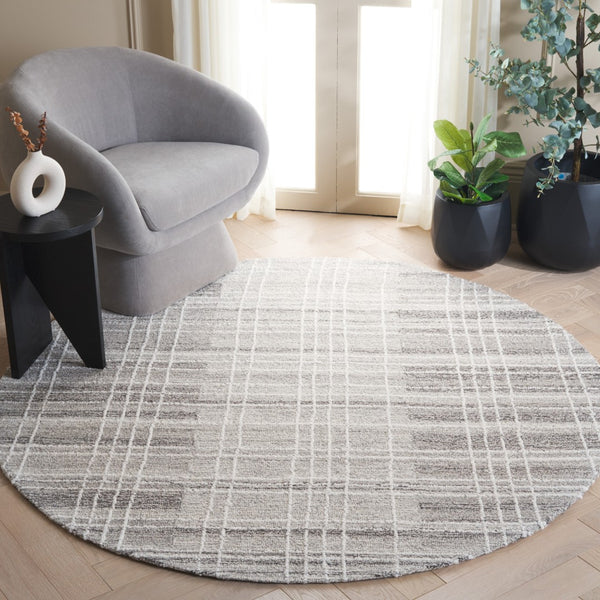 Safavieh Metro Hand-tufted Area Rug - Elegant Craftsmanship And Luxurious Comfort For Any Space Grey 80% Polyester,20% Cotton Met501f-8