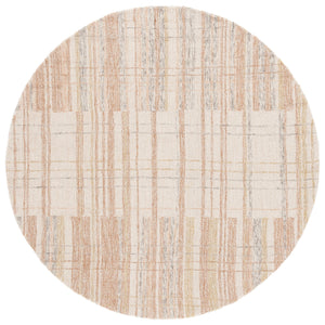 Safavieh Metro Hand Tufted Runner Area Rug - Elegant Abstract Design For Cozy Home Décor And Style Ivory ,Rust 80% Polyester 20% Cotton Met501p-6r