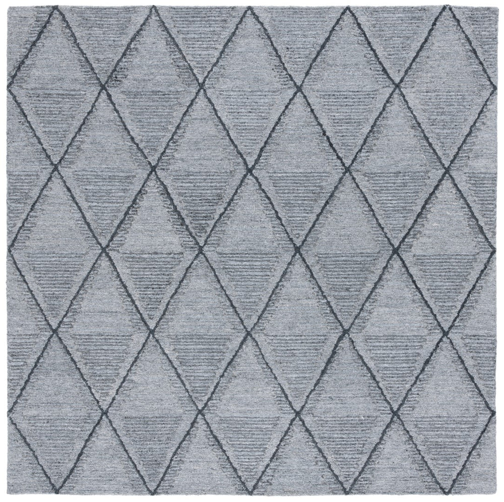 Safavieh Metro 525 Hand Tufted Modern Rug Grey / Charcoal 5' x 8'