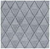 Safavieh Metro 525 Hand Tufted Modern Rug Grey / Charcoal 6' x 6' Square