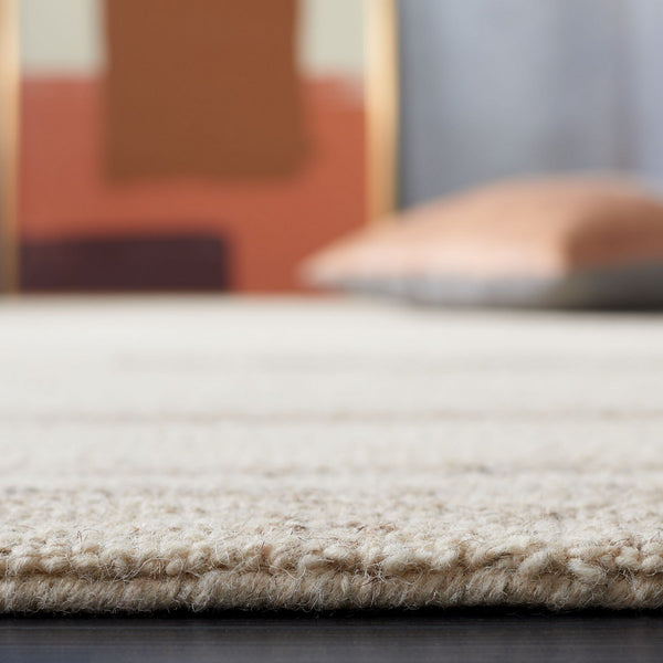 Safavieh Metro 625 Hand Tufted Contemporary Rug Ivory / Brown 8' x 10'