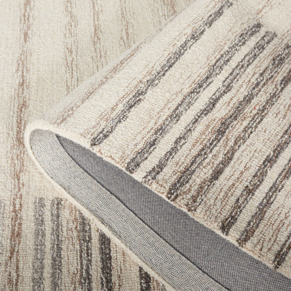 Safavieh Metro 625 Hand Tufted Contemporary Rug Ivory / Brown 8' x 10'